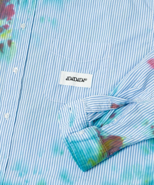 URBAN RESEARCH（アーバンリサーチ）の「dDdDdDd　STRIPE TIE DYE LONG-SLEEVE SHIRTS（シャツ/ブラウス・メンズ・BROWN/BLUE/L.BLUE/NAVY・S/M/L/XL/XXL）」の8枚目の写真