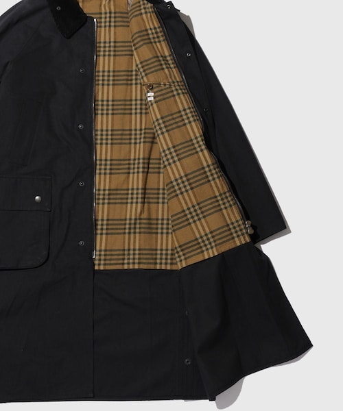 ADAM ET ROPE'(アダムエロペ)の「【blurhms/ブラームス】H Twist Gaba Riding Coat(ダウンジャケット/コート・メンズ・ブラック・2/3)」の12枚目の写真