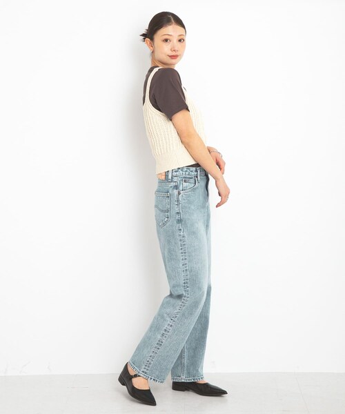 URBAN RESEARCH Sonny Label（アーバンリサーチサニーレーベル）の「2WAY透かし編みニットビスチェ（キャミソール・レディース・ネイビー/アイボリー/ピンク・FREE）」の11枚目の写真