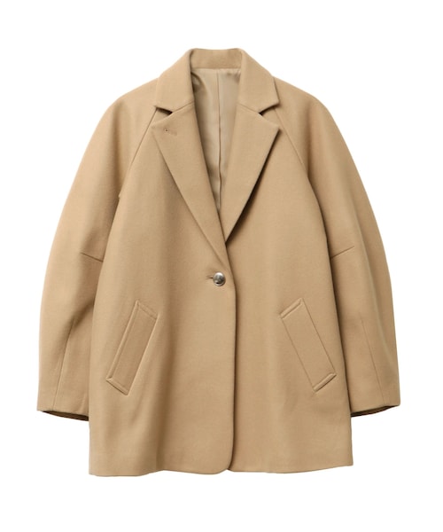 ELENDEEK（エレンディーク）の「SOLID CHESTER CT（チェスターコート・レディース・ネイビー/ベージュ・01/02）」の6枚目の写真