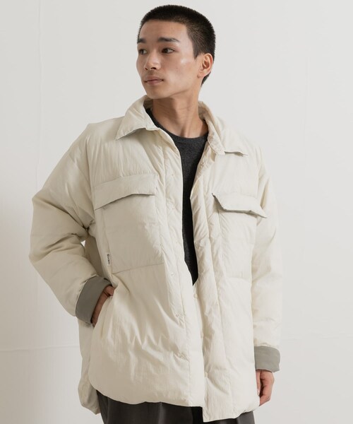 THE GOODLAND MARKET（ザグッドランドマーケット）の「KWD　LIGHT DOWN SHIRTS JACKET（その他アウター・レディース・Ivory/L.Yellow/Navy・FREE）」の7枚目の写真