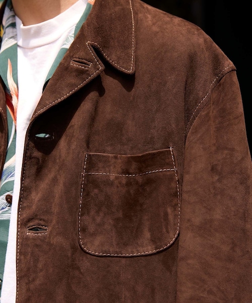 ADAM ET ROPE'(アダムエロペ)の「【ARDENNES/アルデンヌ】Filomena(カバーオール・メンズ・ダークブラウン/ベージュ・48/50/L/M)」の21枚目の写真