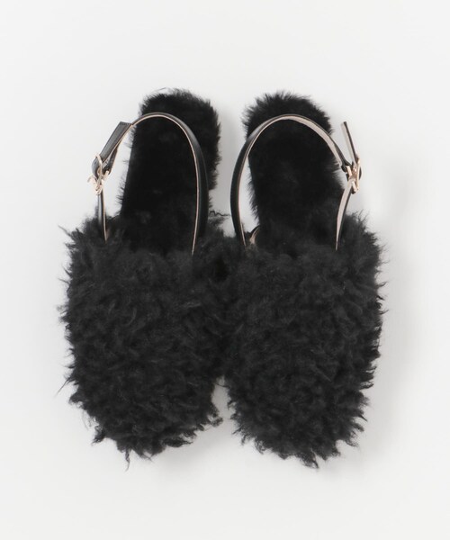 KBF（ケイビーエフ）の「ファーサンダル（サンダル・レディース・BLACK/PURPLE/BROWN・36/37/38）」の6枚目の写真