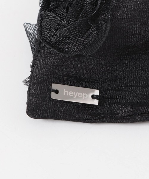 URBAN RESEARCH ROSSO（アーバンリサーチロッソ）の「heyep　Bloom Scrunchie Medium（ヘアゴム・レディース・BLACK/WHITE・-）」の7枚目の写真