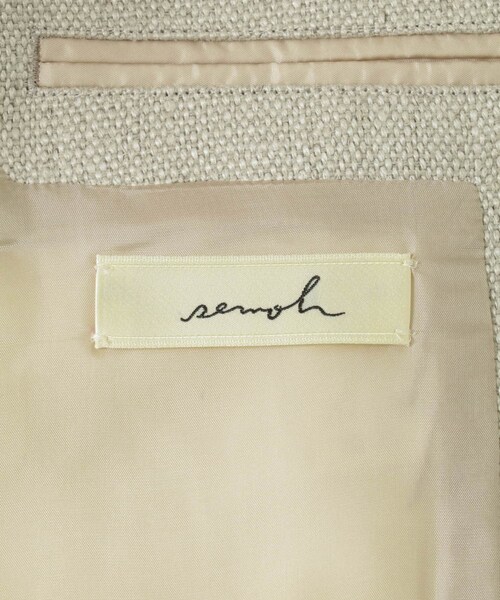 URBAN RESEARCH(アーバンリサーチ)の「semoh DeadStock Linen Jacket(テーラードジャケット・メンズ・BEIGE・2/3)」の11枚目の写真