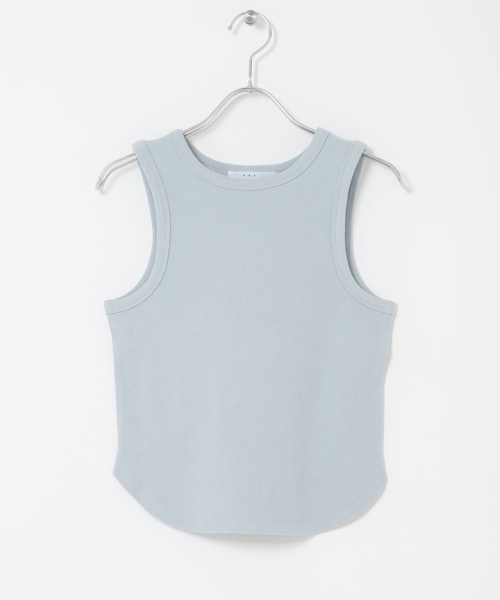 KBF（ケイビーエフ）の「クロップドタンクトップ（タンクトップ・レディース・OATMEAL/POWDERBLUE/RED/CHARCOAL・One）」の3枚目の写真