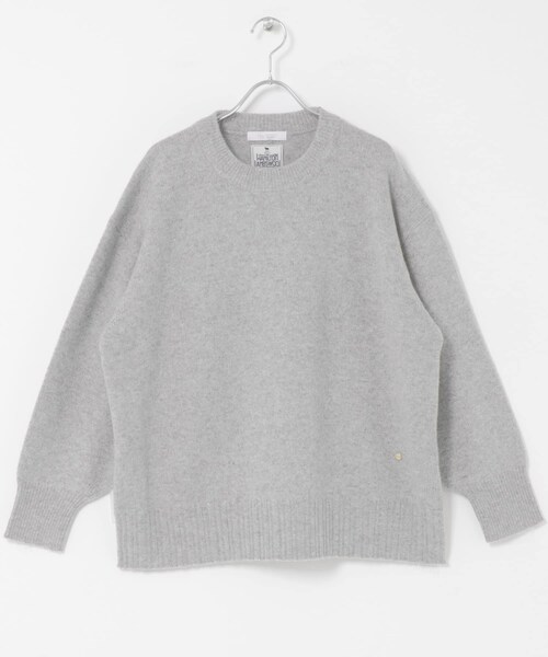 URBAN RESEARCH ROSSO（アーバンリサーチロッソ）の「F by ROSSO　ハミルトンクルーネックニット（ニット/セーター・レディース・L/GREIGE/GRAY/D/CHERRY/BLUE・FREE）」の12枚目の写真