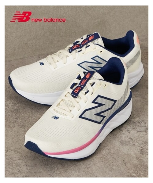 nissen（ニッセン）の「newbalance（ニューバランス）FRESH FOAM 520 V9（スニーカー・メンズ・BEIGE/POP/BEIGE/PINK/BLACK/WHIT・22.5cm/23.0cm/23.5cm/24.0cm/24.5cm/25.0cm）」の2枚目の写真