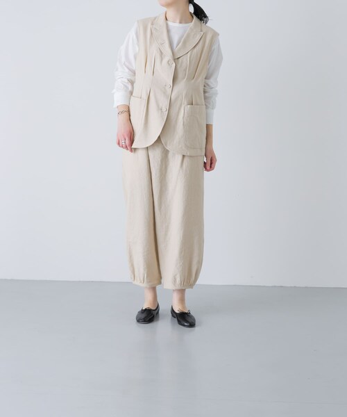 かぐれ（カグレ）の「susuri　クリケットベスト（ベスト・レディース・beige・1）」の7枚目の写真