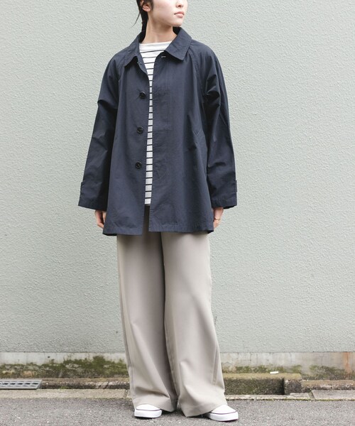 URBAN RESEARCH DOORS（アーバンリサーチドアーズ）の「FORK&SPOON　ダブルクロスイージーパンツ（その他パンツ・レディース・BLACK/BEIGE・1/2）」の15枚目の写真
