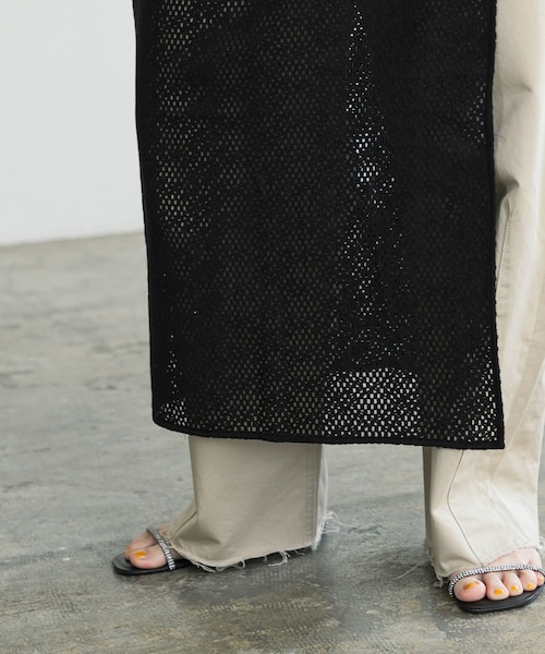 URBAN RESEARCH（アーバンリサーチ）の「インドコットンレースストール（スカート・レディース・BLACK/OFF・FREE）」の11枚目の写真