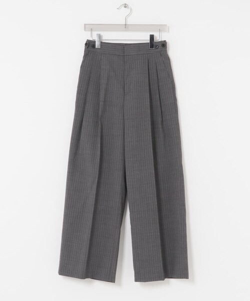 URBAN RESEARCH（アーバンリサーチ）の「ウールブレンドワイドストレートパンツ（その他パンツ・レディース・GRY STRIPE/BLACK・36/38/40）」の22枚目の写真