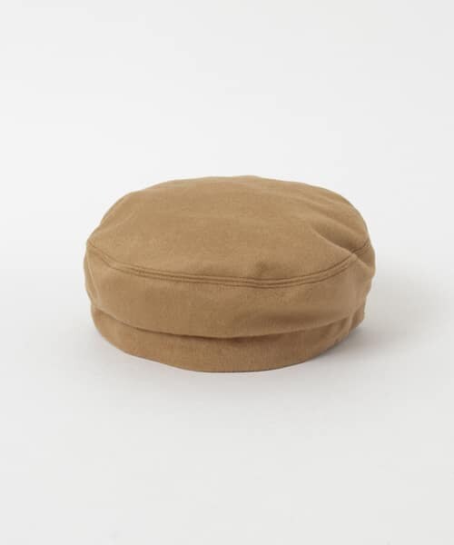 URBAN RESEARCH DOORS（アーバンリサーチドアーズ）の「KIJIMA TAKAYUKI　カシミヤマリンキャップ∴（ハンチング/ベレー帽・レディース・CAMEL/BLACK・FREE）」の5枚目の写真