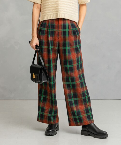 URBAN RESEARCH ROSSO（アーバンリサーチロッソ）の「ツイードストレートパンツ（その他パンツ・レディース・IVORY/NAVY×BRN・36/38）」の18枚目の写真