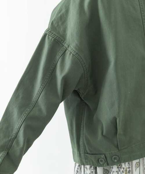 URBAN RESEARCH Sonny Label（アーバンリサーチサニーレーベル）の「ミリタリーショートジャケット（ミリタリージャケット・レディース・KHAKI/BEIGE・FREE）」の21枚目の写真