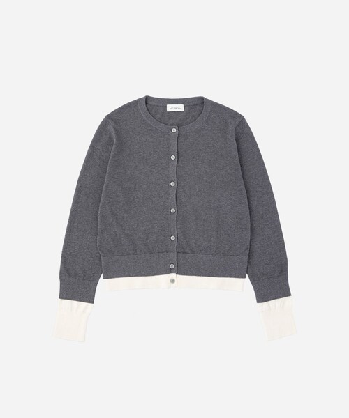 Saturdays NYC(サタデーズ ニューヨークシティ )の「Halle Double Layer Cardigan | WOMEN(カーディガン/ボレロ・レディース・ブラック/グレー/キャメル・L/M/S)」の10枚目の写真