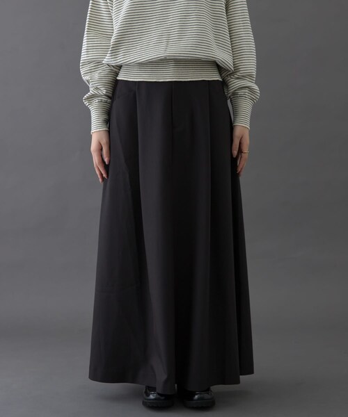 URBAN RESEARCH DOORS（アーバンリサーチドアーズ）の「FORK&SPOON　バックゴムフレアスカート（スカート・レディース・CHARCOAL/TAUPE・1/2）」の12枚目の写真