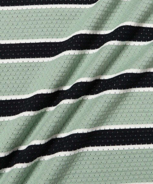 Saturdays NYC(サタデーズ ニューヨークシティ )の「Mesh Border Stripe Shorts(その他パンツ・レディース・ライトグリーン/パープル・L/M/S/XL)」の18枚目の写真