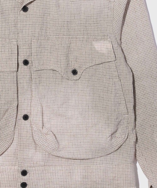ADAM ET ROPE'(アダムエロペ)の「【FACCIES/ファッチーズ】AGING PIN CHECK SHORT BLOUSON(ブルゾン・メンズ・キナリ・1/2)」の9枚目の写真