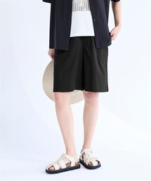 nissen | 【水陸両用】うすカルストレッチAラインハーフパンツ（ゆったりヒップ）＜大きいサイズ有＞(その他パンツ)