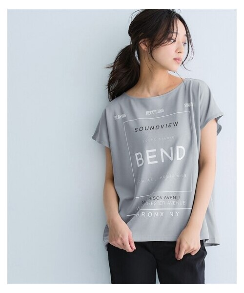 nissen（ニッセン）の「＜大きいサイズ＞アクティブメッシュフレンチプリントTシャツ（吸汗速乾・UVカット）（スポーツグッズ・メンズ・オフホワイト/黒/グレー・S/M/L/LL/3L/4L/5L/6L）」の21枚目の写真