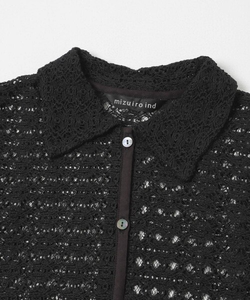 URBAN RESEARCH DOORS(アーバンリサーチドアーズ)の「mizuiro-ind LACE SHIRTS(シャツ/ブラウス・レディース・IVORY/BLACK・One)」の7枚目の写真