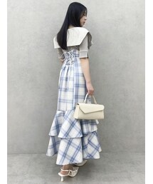 dazzlin | ラッフルマーメイドコンビワンピース(ワンピース)