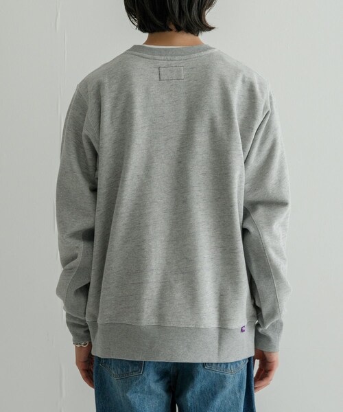 URBAN RESEARCH（アーバンリサーチ）の「THE NORTH FACE PURPLELABEL　FieldCrewneckSweatshirt（スウェット・メンズ・MixGray(Z)/Black(K)・M/L）」の9枚目の写真