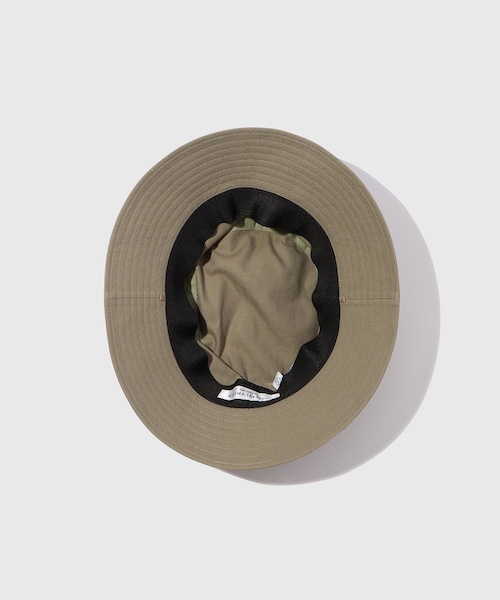 ADAM ET ROPE'（アダムエロペ）の「【KIJIMA TAKAYUKI/キジマ タカユキ】ORGANIC COTTON SERGE BUCKET HAT（ハット・メンズ・ブラック/キミドリ・F）」の12枚目の写真