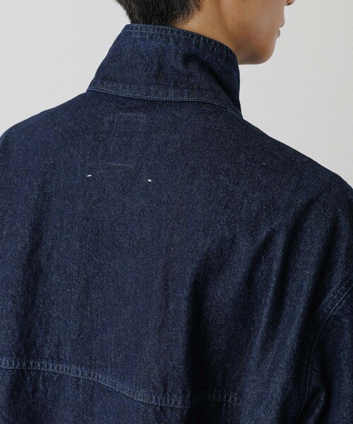 ADAM ET ROPE'（アダムエロペ）の「デニム ボマージャケット / ADAM ET ROPE' JEANS -FILM-（デニムジャケット・レディース・ブラック系/ネイビー・L/M）」の13枚目の写真