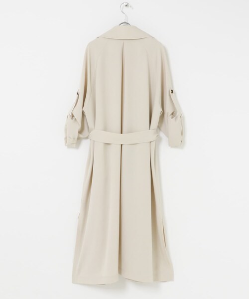 URBAN RESEARCH ROSSO（アーバンリサーチロッソ）の「撥水 ロングガウンコート（ステンカラーコート・レディース・ECRU/BEIGE・36/38）」の16枚目の写真