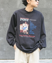 FORK&SPOON | FORK&SPOON　グラフィックプリントロングスリーブTシャツ(Tシャツ/カットソー)