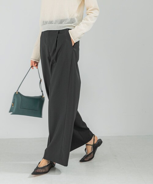 URBAN RESEARCH ROSSO（アーバンリサーチロッソ）の「防シワハイウエストワイドスラックス（その他パンツ・レディース・L/BEIGE/MOCHA/BLACK・34/36/38/TALL）」の11枚目の写真