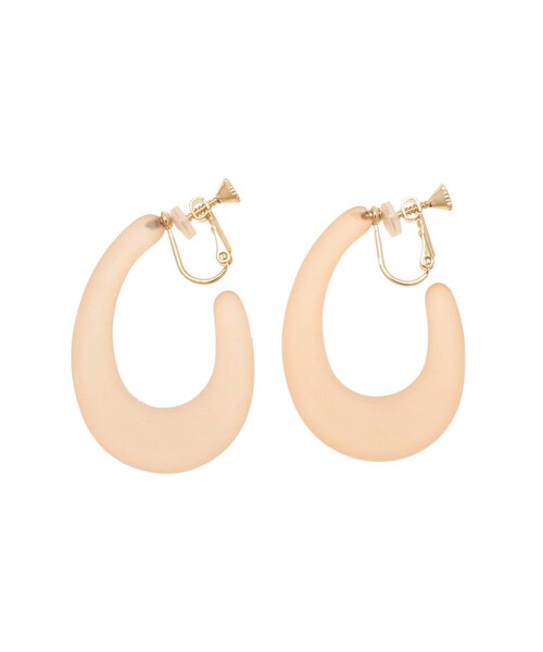 dazzlin（ダズリン）の「シアースケルトンイヤリング（イヤリング・レディース・パープル/オフホワイト/オレンジ・F）」の6枚目の写真