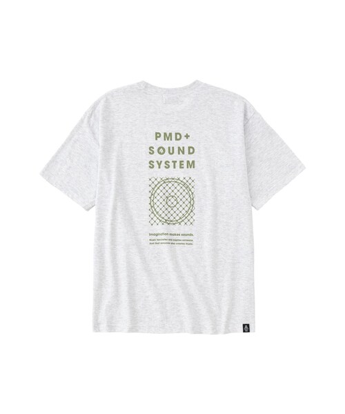 bonjour records(ボンジュールレコーズ)の「POET MEETS DUBWISE/ポエトミーツダブワイズ PMD+SOUND SYSTEM T-Shirt(Tシャツ/カットソー・レディース・グレー/ホワイト・L/M/XL)」の8枚目の写真