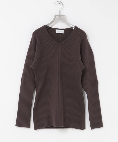 URBAN RESEARCH(アーバンリサーチ)の「new basic FRAME FLUID KNIT(ニット/セーター・レディース・WHITE/BLACK/DK BROWN・Free)」の3枚目の写真