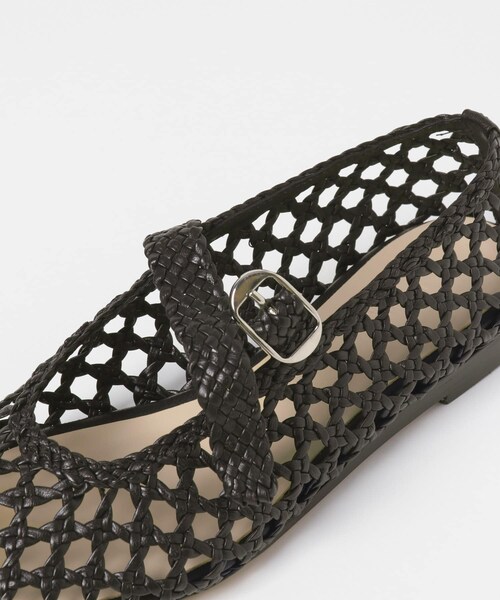 URBAN RESEARCH（アーバンリサーチ）の「LE MONDE BERYL　MARY JANE WOVEN LEATHER（パンプス・レディース・BLACK・36/37/38）」の9枚目の写真