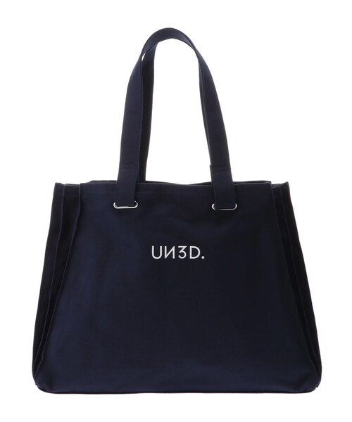 UN3D.（アンスリード）の「ORIGAMI PLEATS WIDE TOTE（ショルダーバッグ・レディース・ホワイト/ブラック/ターコイズ/ネイビー/パープル/カーキ・F）」の7枚目の写真