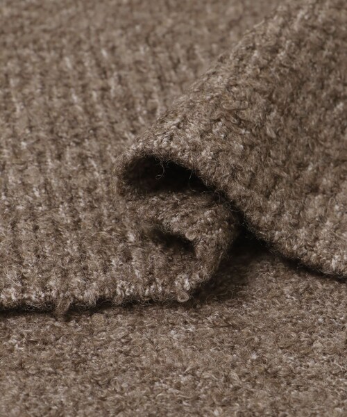ITEMS URBANRESEARCH（アイテムズ アーバンリサーチ）の「ブークレビッグロゴニット（ニット/セーター・レディース・BRN/L.GRAY/MNT・FREE）」の20枚目の写真
