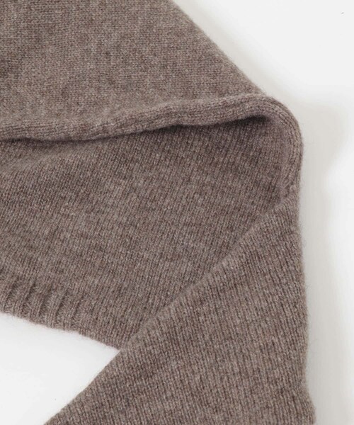 かぐれ（カグレ）の「ヤクウールフードマフラー（マフラー・レディース・CHARCOAL/MOCHA・Free）」の10枚目の写真