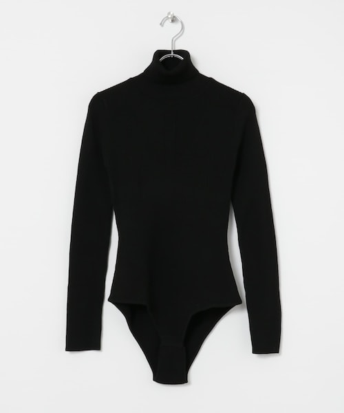 URBAN RESEARCH（アーバンリサーチ）の「NICENICE MOMENT　TURTLE NECK BODY SUIT（ニット/セーター・レディース・BLACK/IVORY・S/M）」の2枚目の写真