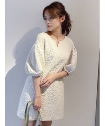 dazzlin | フラワーキルティングエッグチュニック(チュニック)