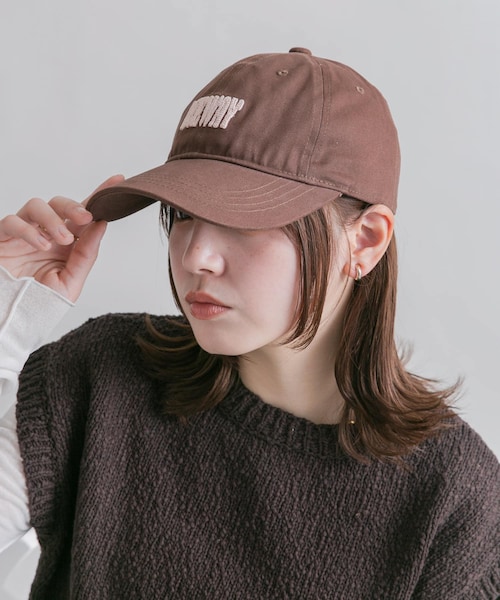 KBF（ケイビーエフ）の「チェーンステッチエンブロイダリーCAP（キャップ・レディース・BROWN/BLUE/CHARCOAL・one）」の13枚目の写真