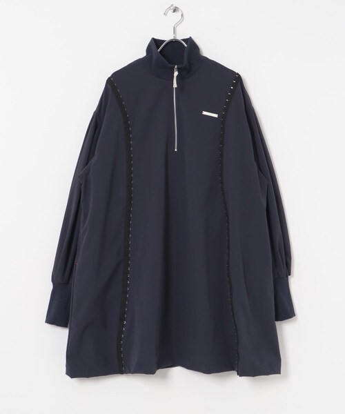 THE GOODLAND MARKET（ザグッドランドマーケット）の「cwtch　Harfzip tunic（チュニック・レディース・NAVY/L.KHAKI・FREE）」の21枚目の写真