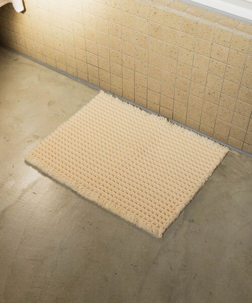 URBAN RESEARCH DOORS(アーバンリサーチドアーズ)の「『洗濯可』calmland 瞬乾ワッフルバスマット(インテリア雑貨・メンズ・IV・S)」の1枚目の写真