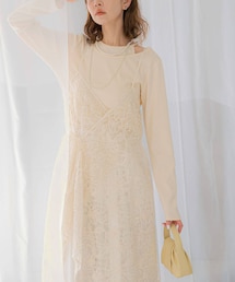 URBAN RESEARCH ROSSO | レースデザインキャミワンピース(ワンピース)