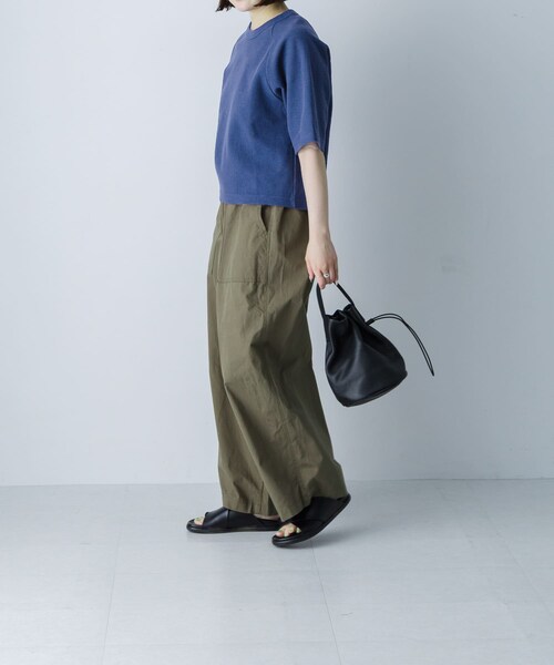 かぐれ（カグレ）の「blurhmsROOTSTOCK　THERMAL RAGLAN T-SHIRTS（Tシャツ/カットソー・レディース・H Oatmeal/Blue/H Beige・0）」の10枚目の写真