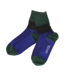 UN3D. | BACK LINE COLOR BLOCK SOCKS(ソックス/靴下)