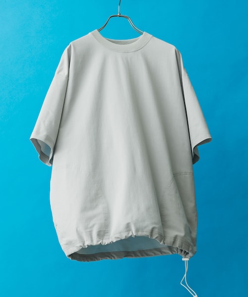 URBAN RESEARCH DOORS（アーバンリサーチドアーズ）の「『XLサイズ/WEB限定』『吸水速乾/接触冷感/イージーケア』クイックドライワッフルメッシュS/ST（Tシャツ/カットソー・メンズ・BLUE GREEN/L.GRAY/BLACK・M/L/XL）」の2枚目の写真