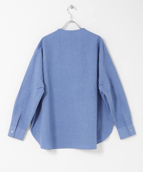 かぐれ(カグレ)の「コットンリネンWポケットシャツ(シャツ/ブラウス・レディース・PINK/BLUE/NAVY・Free)」の21枚目の写真